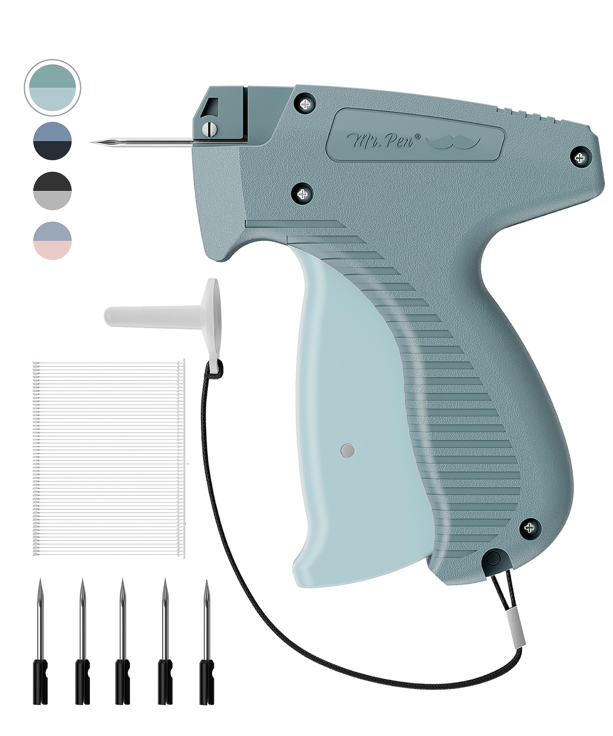 Mr. Pen- Tagging Gun, 5 Needles & 1008 Pcs Barbs Fasteners, Green Ombre, Price Tag Gun, Tagging Gun For Clothing, Tag Attacher G