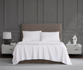Linen Closet Luxury Cotton 1200 Thread Count Hotel Luxury 4-Piece Sheet Set, King, White