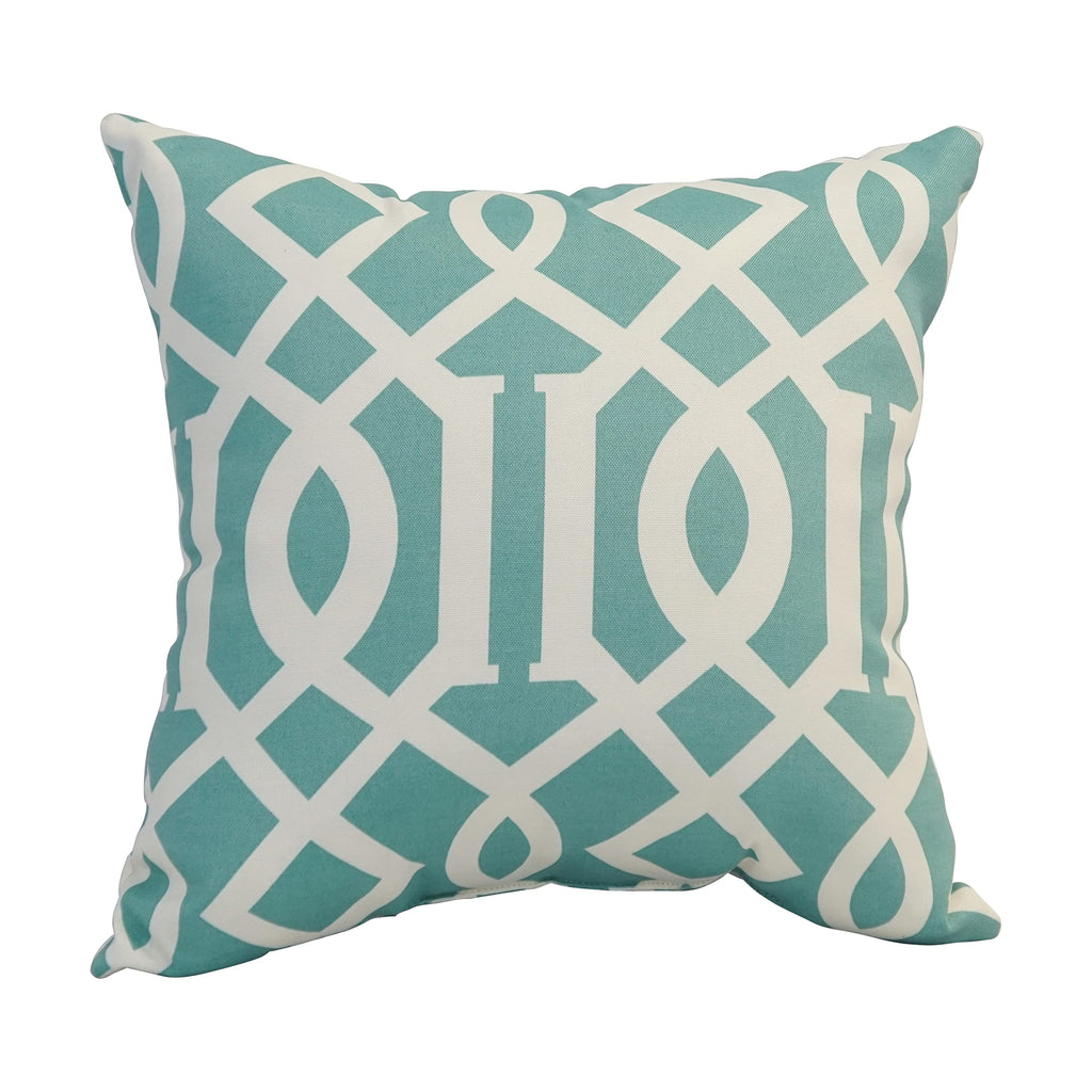 Blazing Needles Square Outdoor Throw Pillow, 17&Quot;, Kirkwood Pool 2 Count