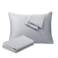 100% Egyptian Cotton King Pillow Protectors Set Of 4, 400 Thread Count Sateen Weave Cooling Pillowcase, Easy Care Zippered Style