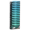Gawerk 15-Tier Wall File Organizer Hanging Wall File Holder Wall Mount Paper Folder Organize, Mesh Magazine Document Mail Organi