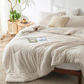 Bedsure Super King Comforter Set - Dark Grey Super King Size Comforter Set, Soft Bedding For All Seasons, Cationic Dyed Bedding