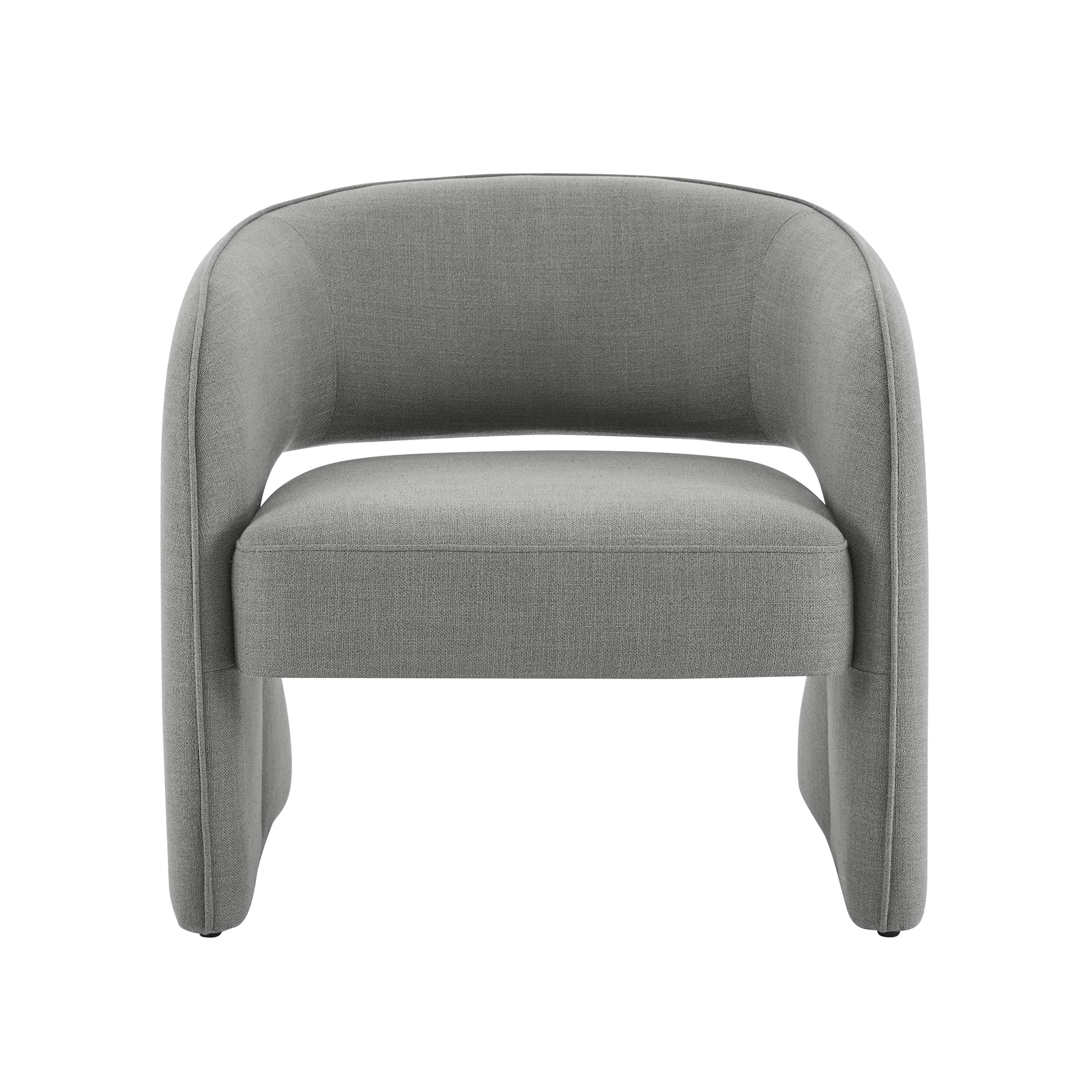 Kislot Modern Accent Chair Elegant And Cozy Armchair For Living Room Bedroom Office, 34'W, Grey