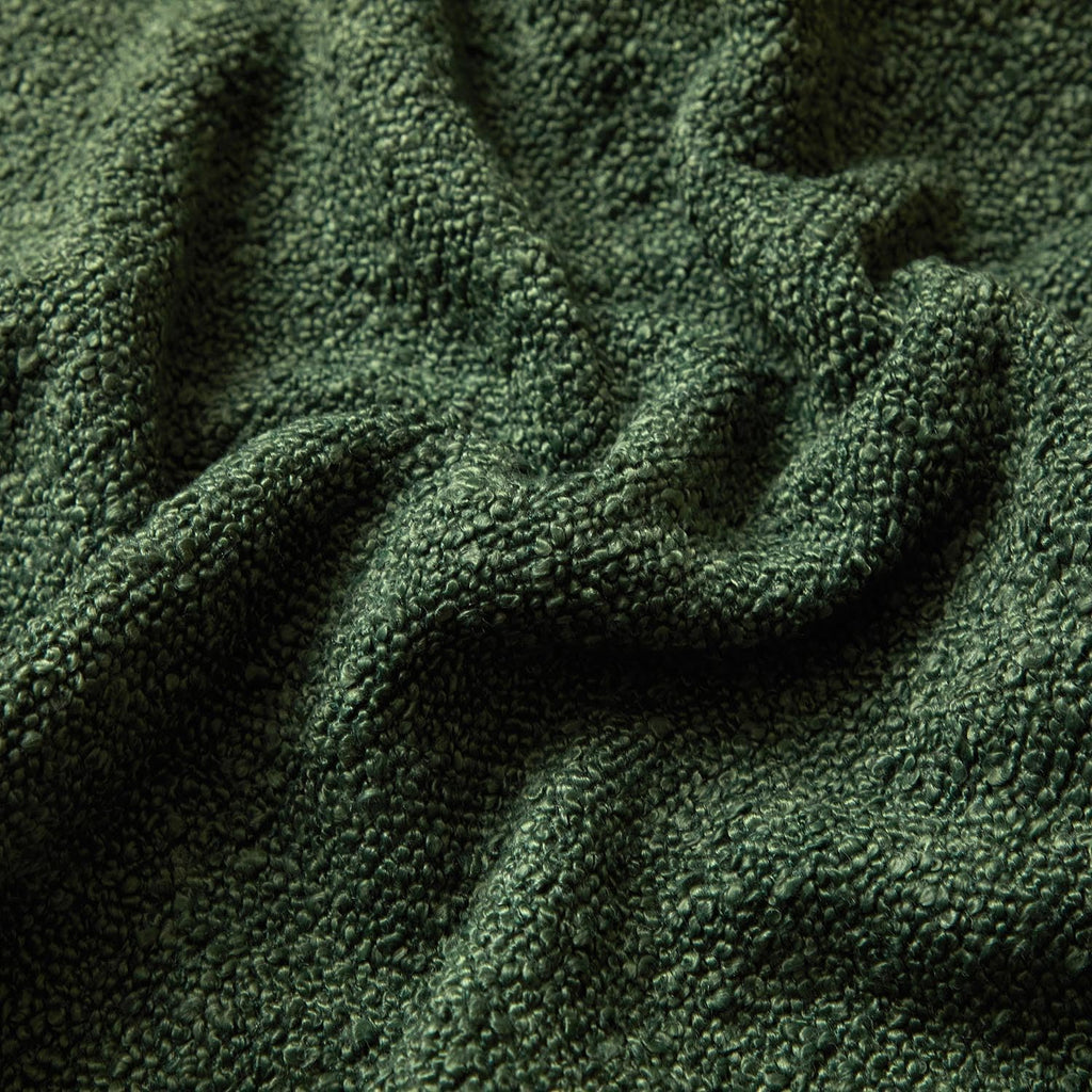 Juspurbet Green Boucle Throw Pillow Covers 24X24 Inch Set Of 2 For Couch Bedroom Sofa Living Room Decorative Soft Thick Textured