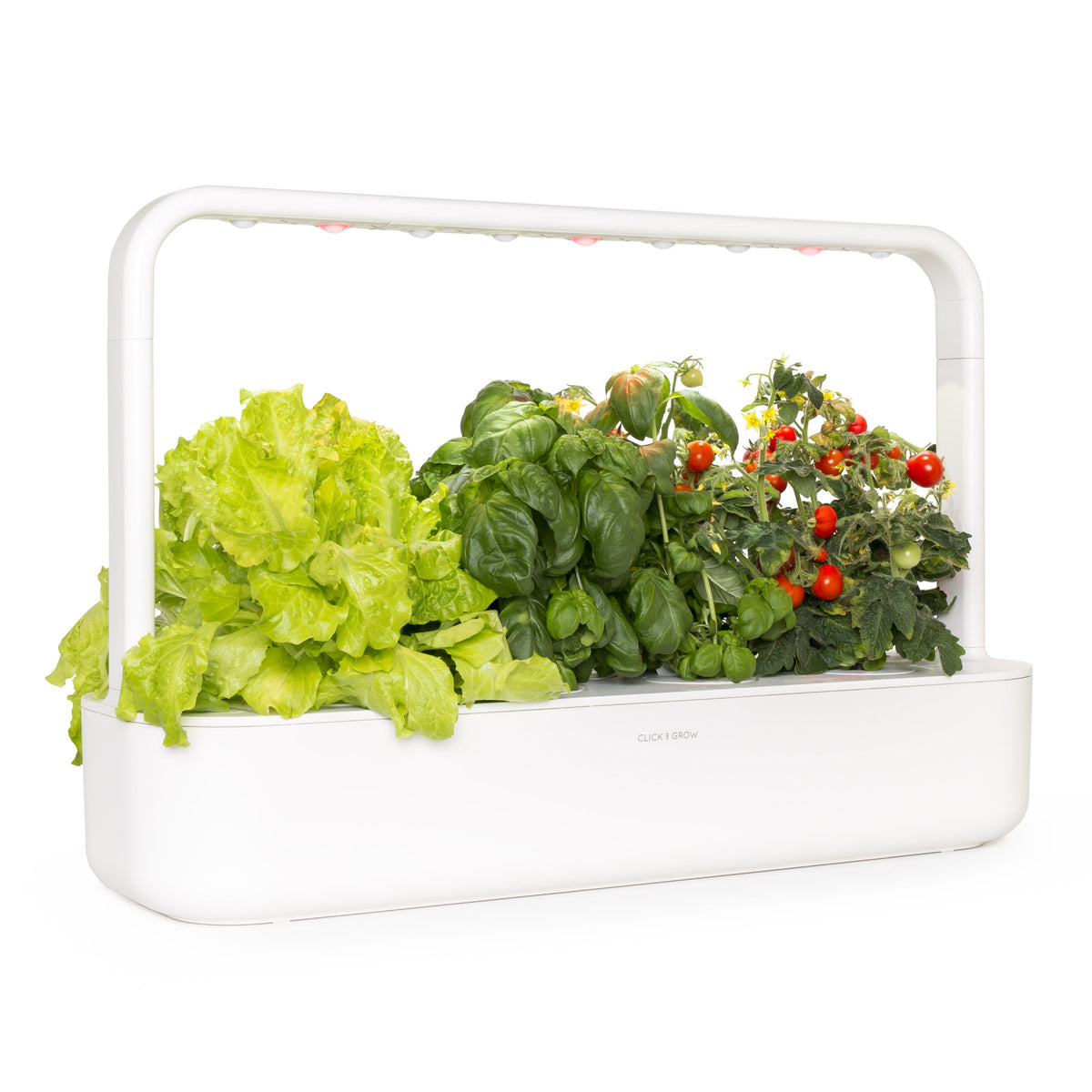 Click & Grow Indoor Herb Garden Kit With Grow Light  Easier Than Hydroponics Growing System  Smart Garden For Home Kitchen Windo