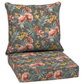 Arden Selections Outdoor Deep Seat Set, 24 X 24, Rain-Proof, Fade Resistant, Deep Seat Bottom And Back Cushion 24 X 24, Phoebe G