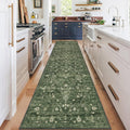 UArtlines 2 x 8 Boho Hallway Runner Rug Vintage Farmhouse Non Slip Soft Washable Accent Runner Carpet for Kitchen, Entryway, 