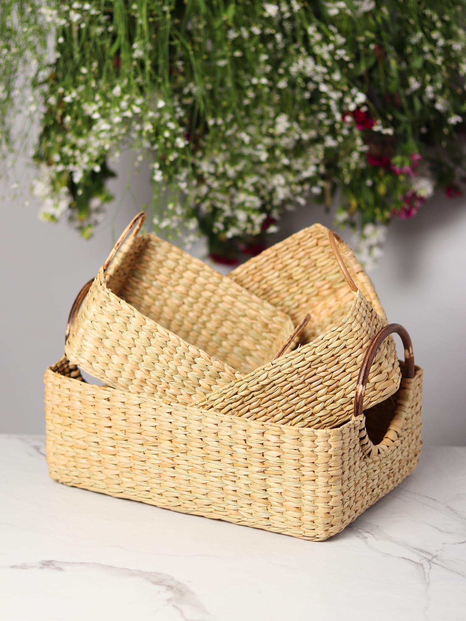 Habere IndiaAll The Cultures Fabricating India Storage Baskets | Organisers | Wardrobe Organizer Basket | Basket For Clothes | 