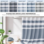 Madison Park Spa Waffle Shower Curtain Pieced Fabric Extra Long Premium Spa Quality Modern Shower Curtains For Bathroom, Tall 72X84, Indigo Blue