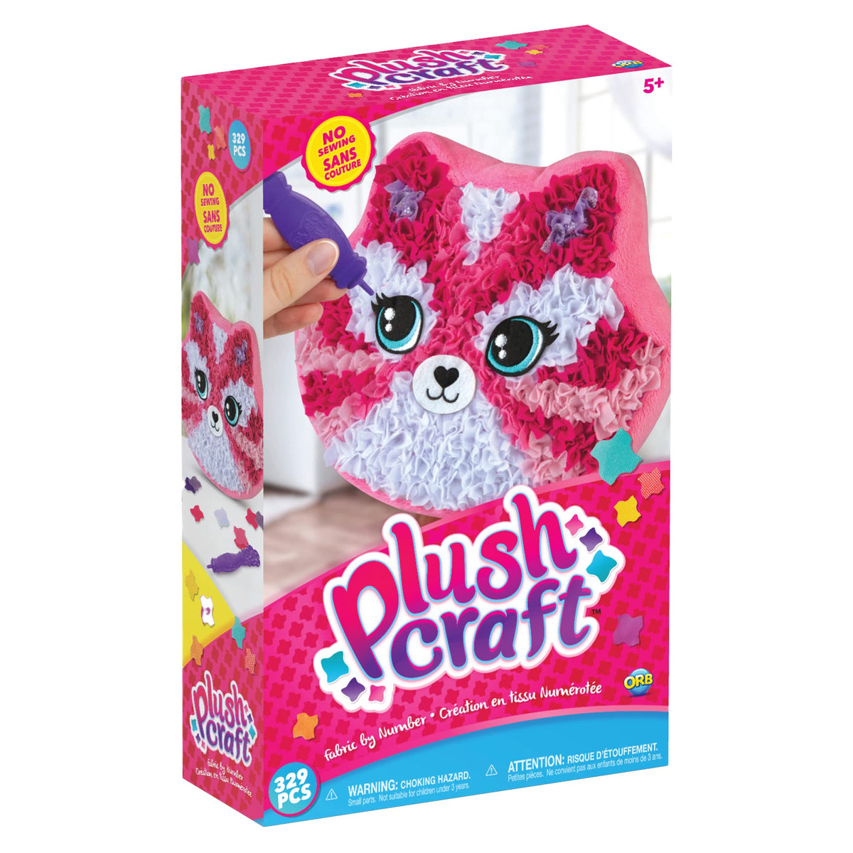 Orb Kitten Plushcraft Pillow, One Size (Pack Of 1), Multi