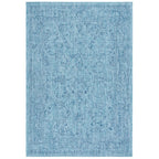 Safavieh Courtyard Collection 5'3' X 7'7' Aqua/Navy Cy8680 Indoor/ Outdoor -Waterproof Easy -Cleaning Patio Backyard Mudroom Area -Rug