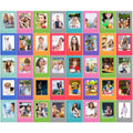 Epakh 40 Packs Magnetic Photo Picture Frame Cute Mini Table Photo Frame Holder 3 Inches Plastic Colorful Photo Display Compatibl