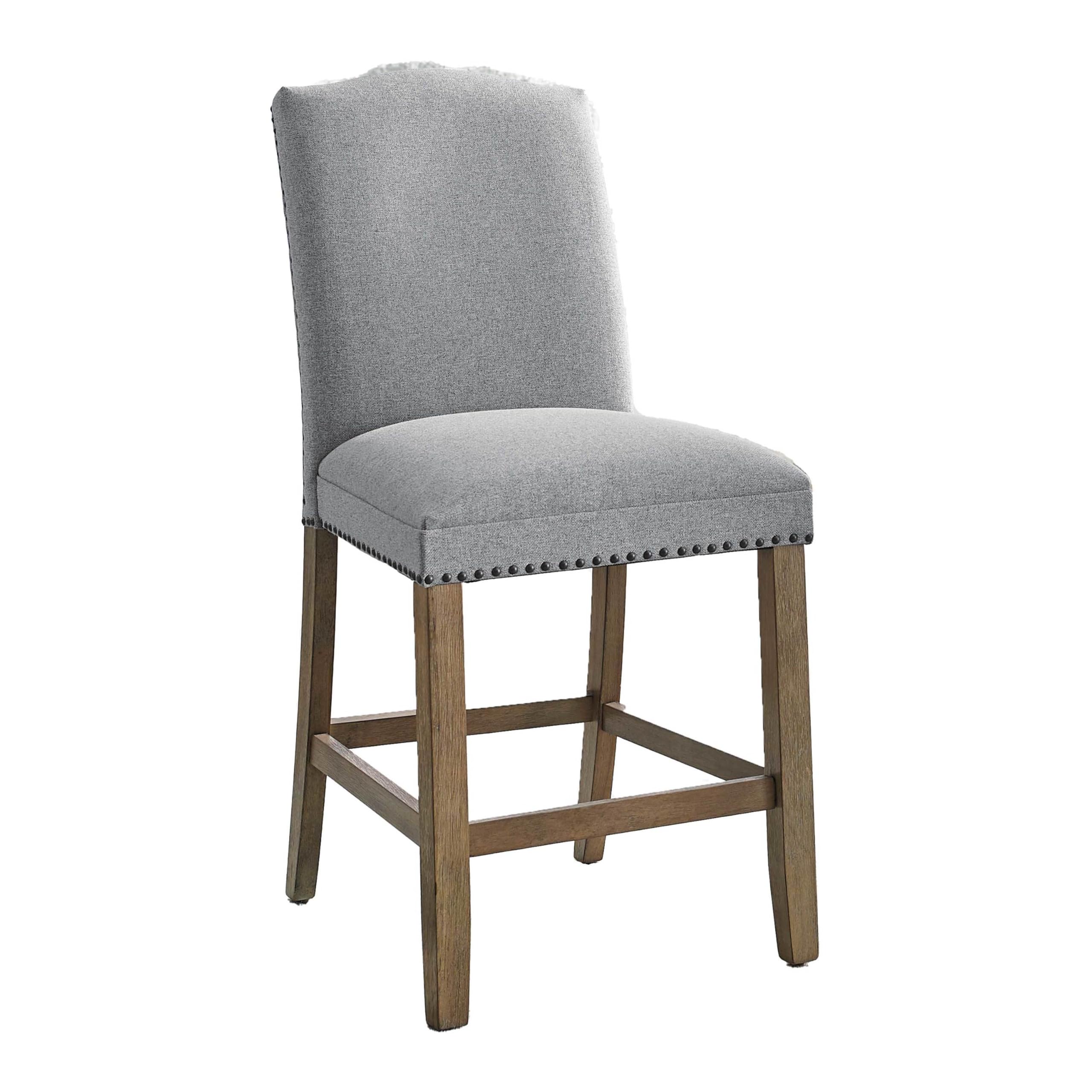 Steve Silver Furniture Grayson Gray Marble Counter Table Set - Thumbnail 3