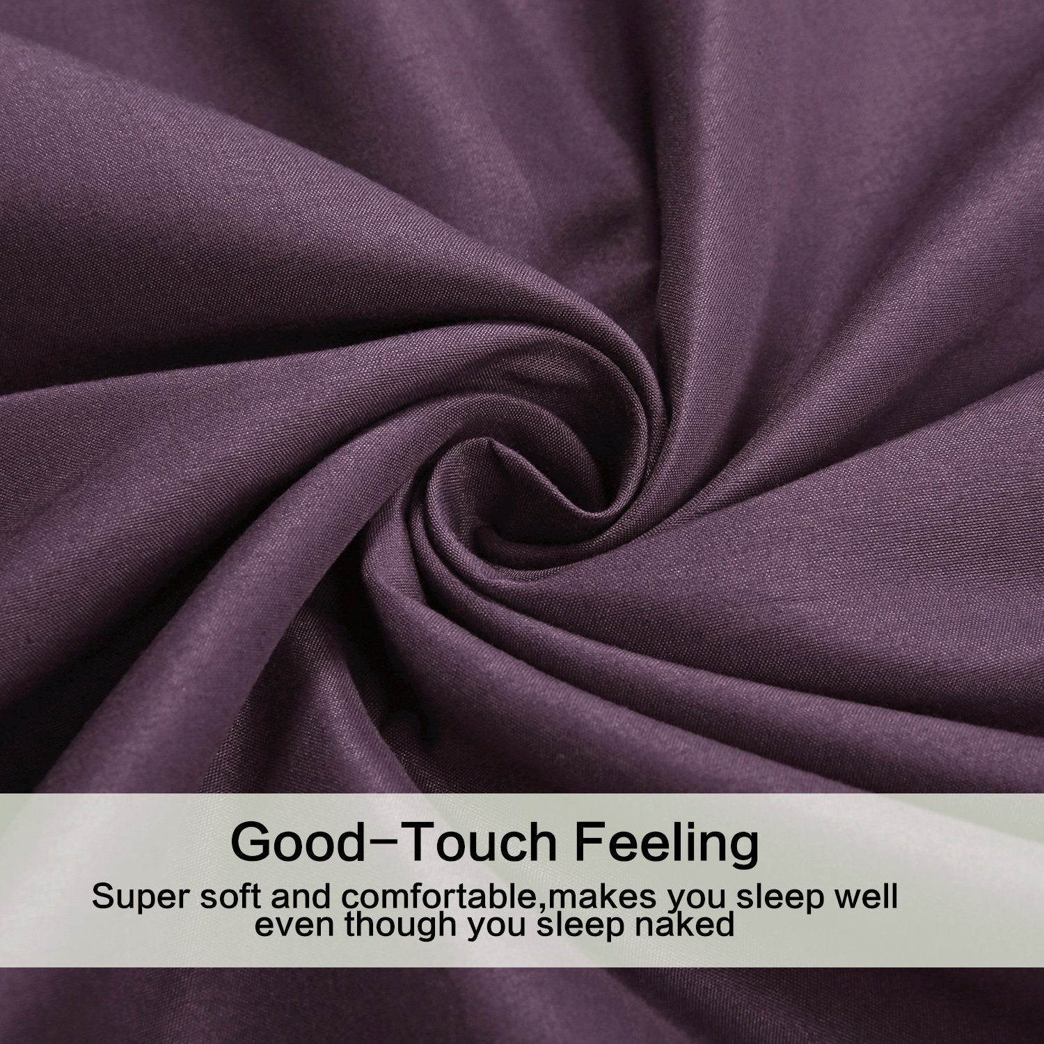 4 Piece Bed Sheet Set (Queen,Purple) 1 Flat Sheet,1 Fitted Sheet And 2 Pillow Cases,Brushed Microfiber Luxury Bedding With Deep Pockets