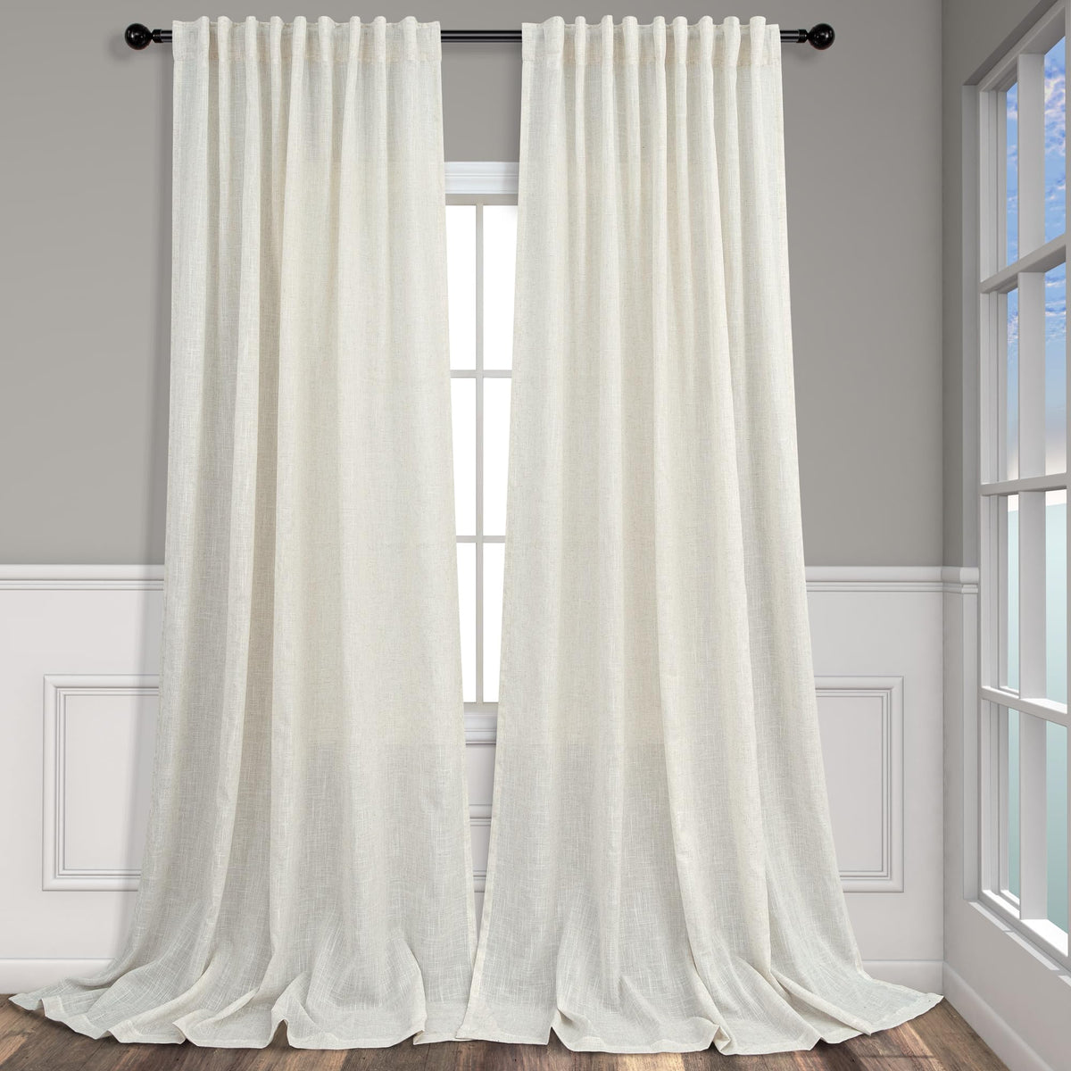 Pitalk 72 Inch Wide By 96 Inch Curtains For Dining Room Living Sliding Door Bathroom 2 Panel Sets Back Tab Rod Pocket Top Light