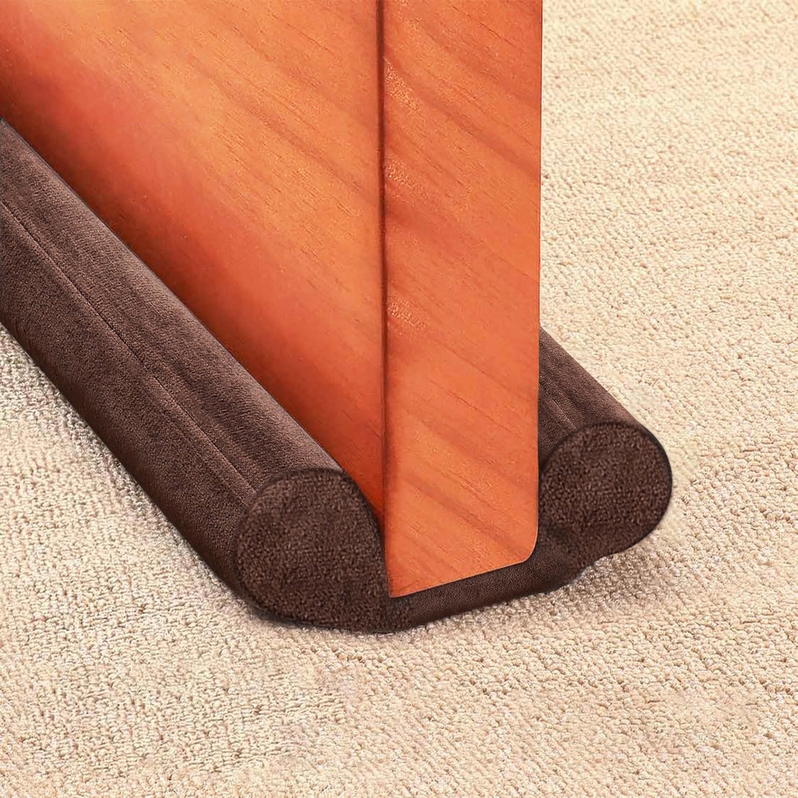 GDHOMM Door Draft Stopper, Door Sweep, Weather Stripping Door Seal Strip Household Products, Door air Blocker, Light Blocker, No