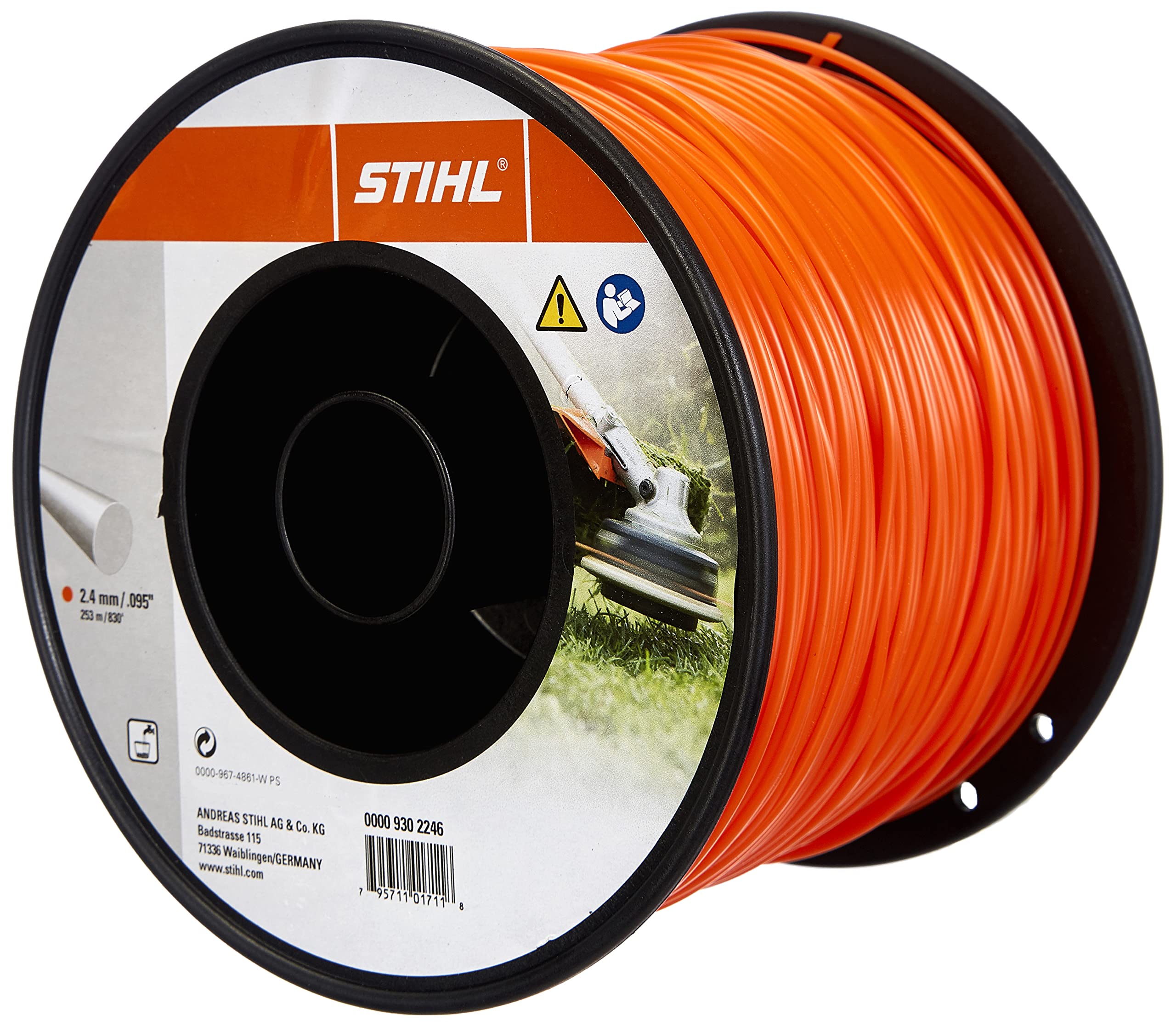 Stihl Genuine 0000 930 2246 2.4Mm X 261M 3Lb Bulk Line
