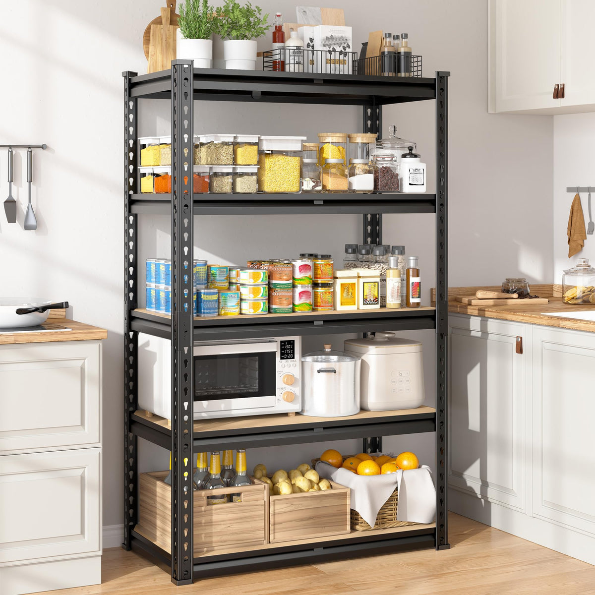 DurayLoly Storage Rack,60.01 H x 28.01 W x 14.01 D Shelves for Closet