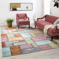 Modway Success Nyssa Abstract Geometric Mosaic Area Rug, 8X10, Multicolored