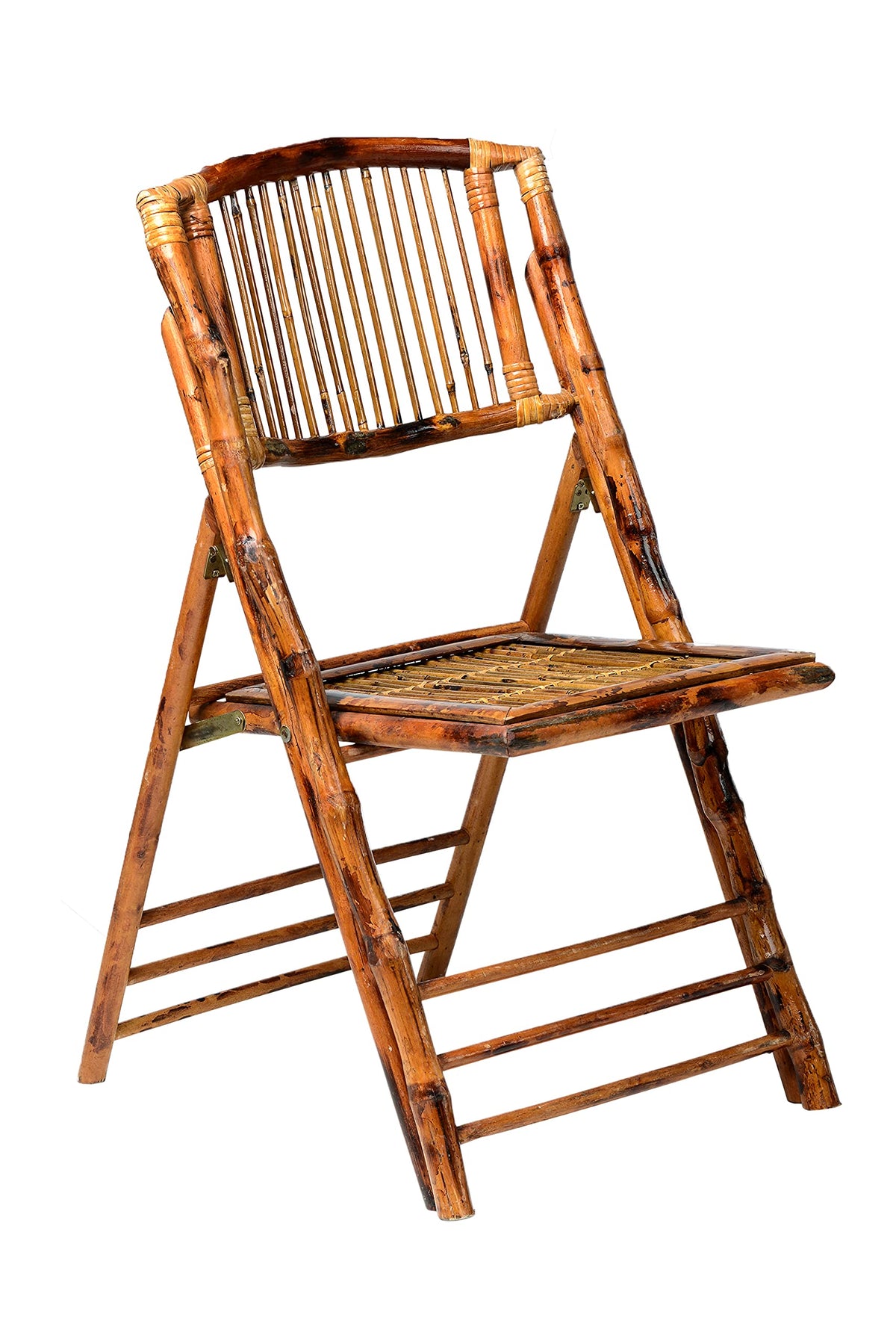 Commercial Seating Products Bamboo Folding Chairs, 4-Pack, Wood