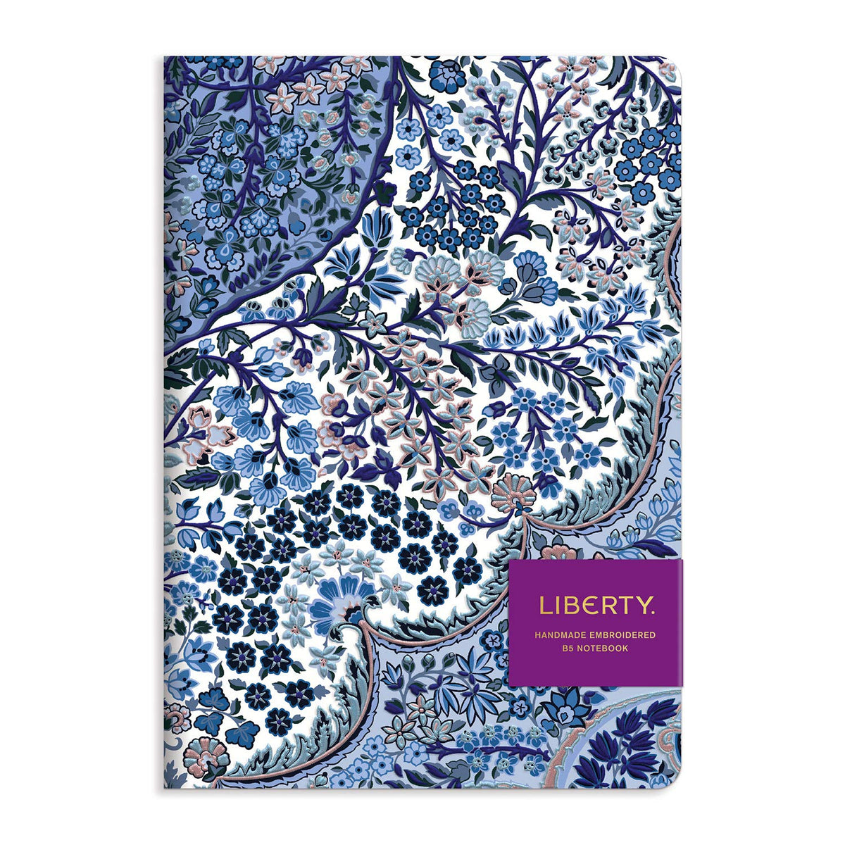 Galison Liberty Tanjore Gardens B5 Handmade Embroidered Journal From Galison - 7.25    X 10.25    Beautiful Writing Journal With