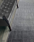 ORFA HOME Custom Length Hallway Runner Rug,Slip Resistant,Bricks Anthracite, 26 Inch X 10 feet, Sold and Priced Per Foot