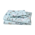 Beatrice Home Fashions Coastal Print Microfiber Sheet Set, Soft, Comfy, 12' Deep Pockets, King, Oceanside Sea