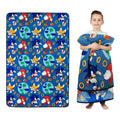 Franco Kids Bedding Super Soft Plush Throw Blanket, 62 In X 90 In, Sonic The Hedgehog, Anime