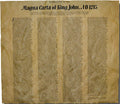 Magna Carta of King John, 1215. 16 X 14 English Translation From the Original Latin Printed on Genuine Antiqued Parchment