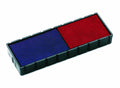 Colop E/12/2 Rep Pads Blue/Red Pack2