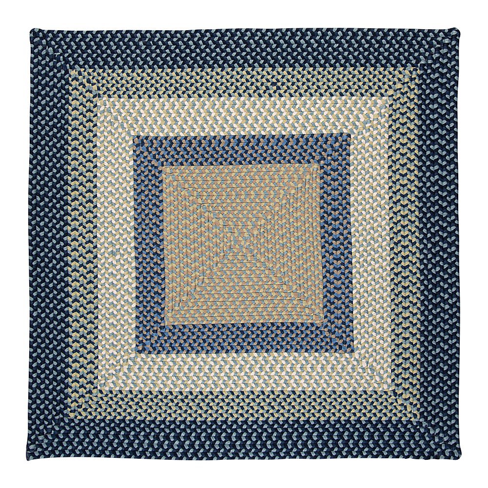 Montego Square Rug, 8-Feet, Blue Burst