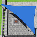 Patio Paradise 14' X 19' X 23.6' Blue Sun Shade Sail Right Triangle Shade Canopy Heavy Duty Pergolas Cover Cloth, Sunlight Block