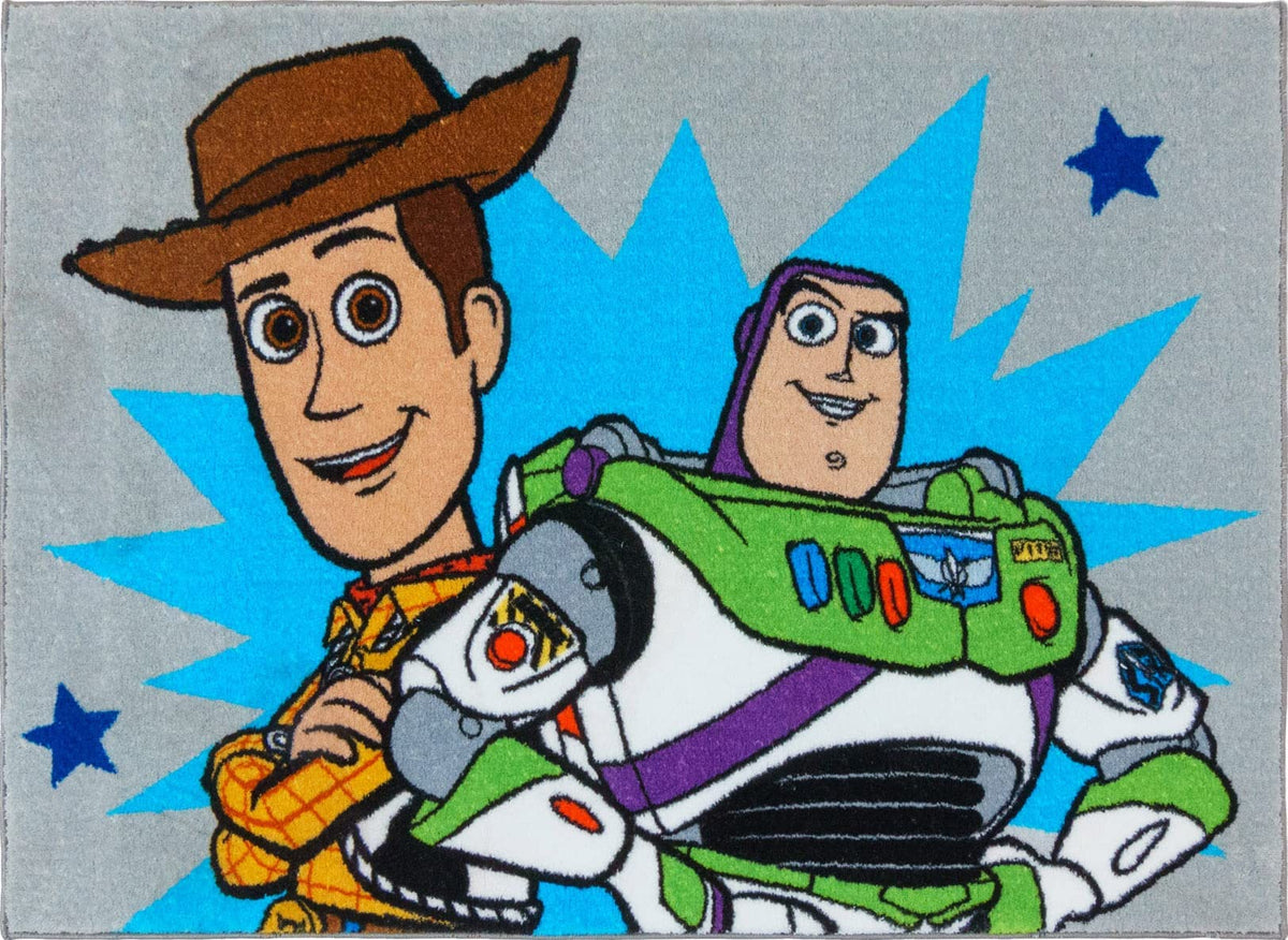 Gertmenian Disney Toy Story Rug Boys Girls Childrens Bedroom Decor Kids Home Play Room Mat Bedding Area Carpet; 40X54 Medium; Wo
