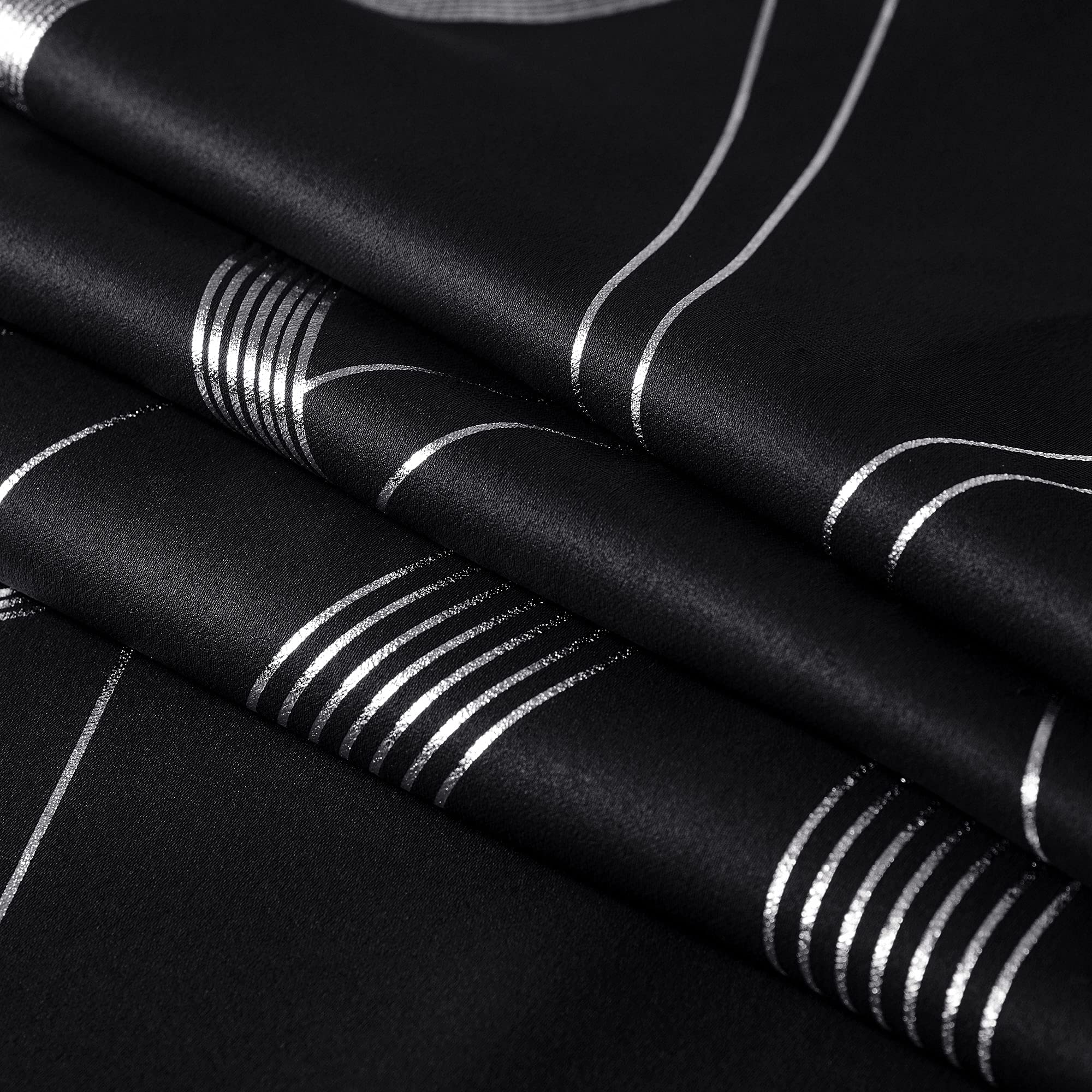 Nicetown Blackout Curtain Panels 84 Inches - Light Reducing Thermal Insulated Solid Grommet Blackout Curtains/Panels/Drapes For