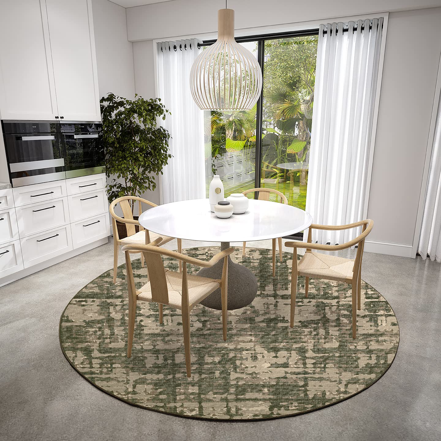 Dalyn Rugs Brisbane Br5 Modern Camouflage Desert 8' X 8'
