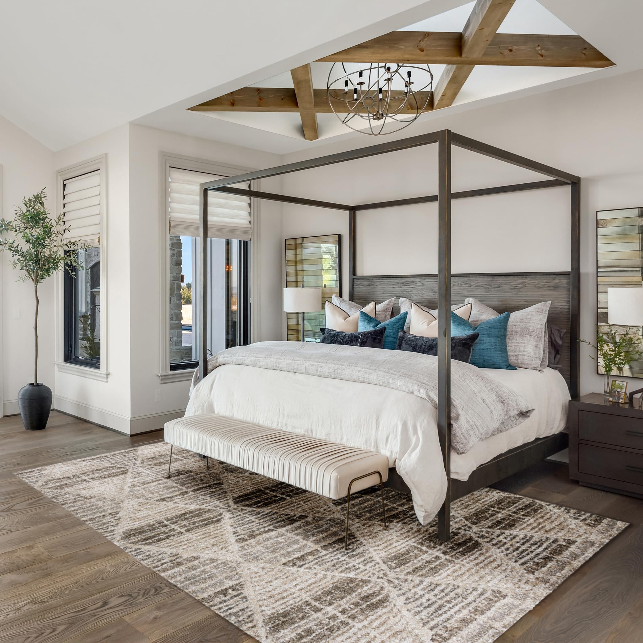 Dalyn Rug Carmona Co8 Driftwood 3'1' X 5' Rectangle Soft Area Rug, Easy Clean, Non Shedding, Bedroom, Entry, Living Room, Dinin