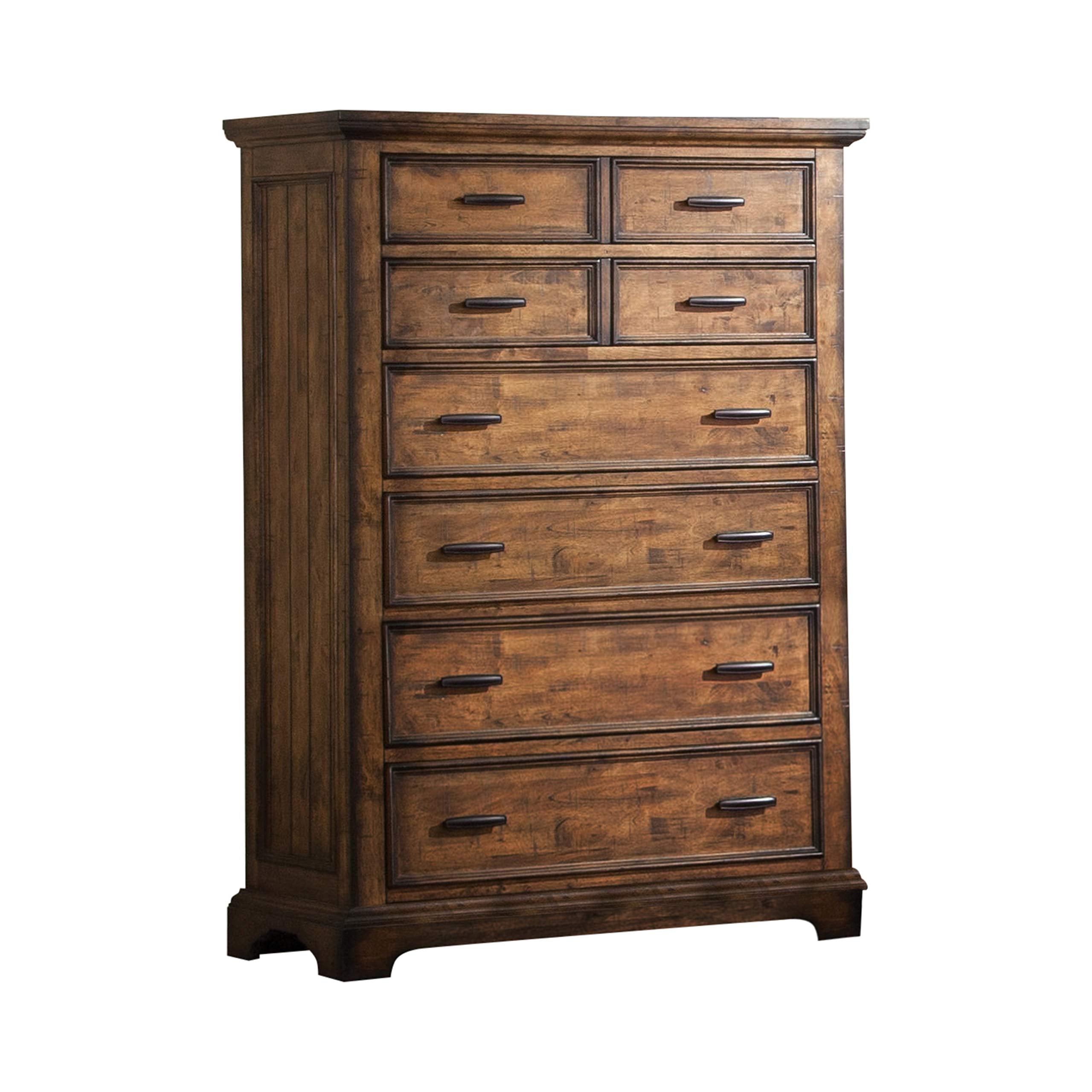 Coaster Home Furnishings Elk Grove 6-Drawer Chest Vintage Bourbon, 44? w x 19? d x 62? h (203895)