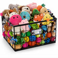 Dog Toy Basket, Storage Bin for Pet Toys, Organizer for Dogs (Black, Large)
