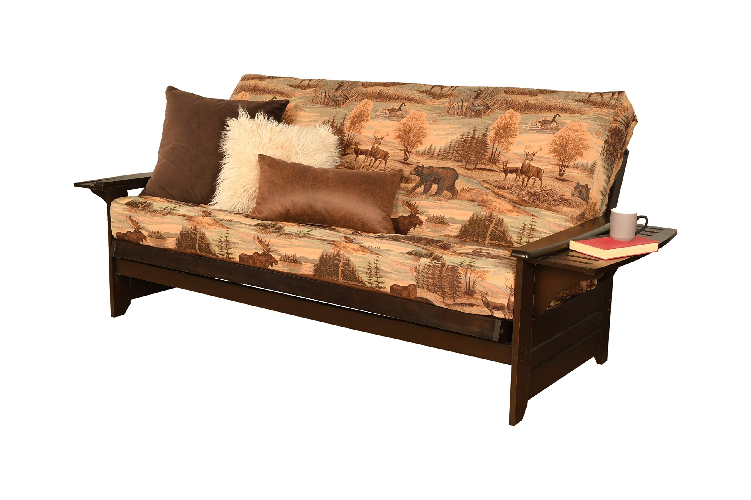 Kodiak Furniture Phoenix Full Size Futon In Espresso Finish, Canadian