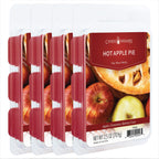Candle Warmers Etc Classic Wax Melts 2.5oz, Hot Apple Pie Fragrance (4-Pack) - Each Pack has x4 2.5 oz Wax Melts and 30 Hours of