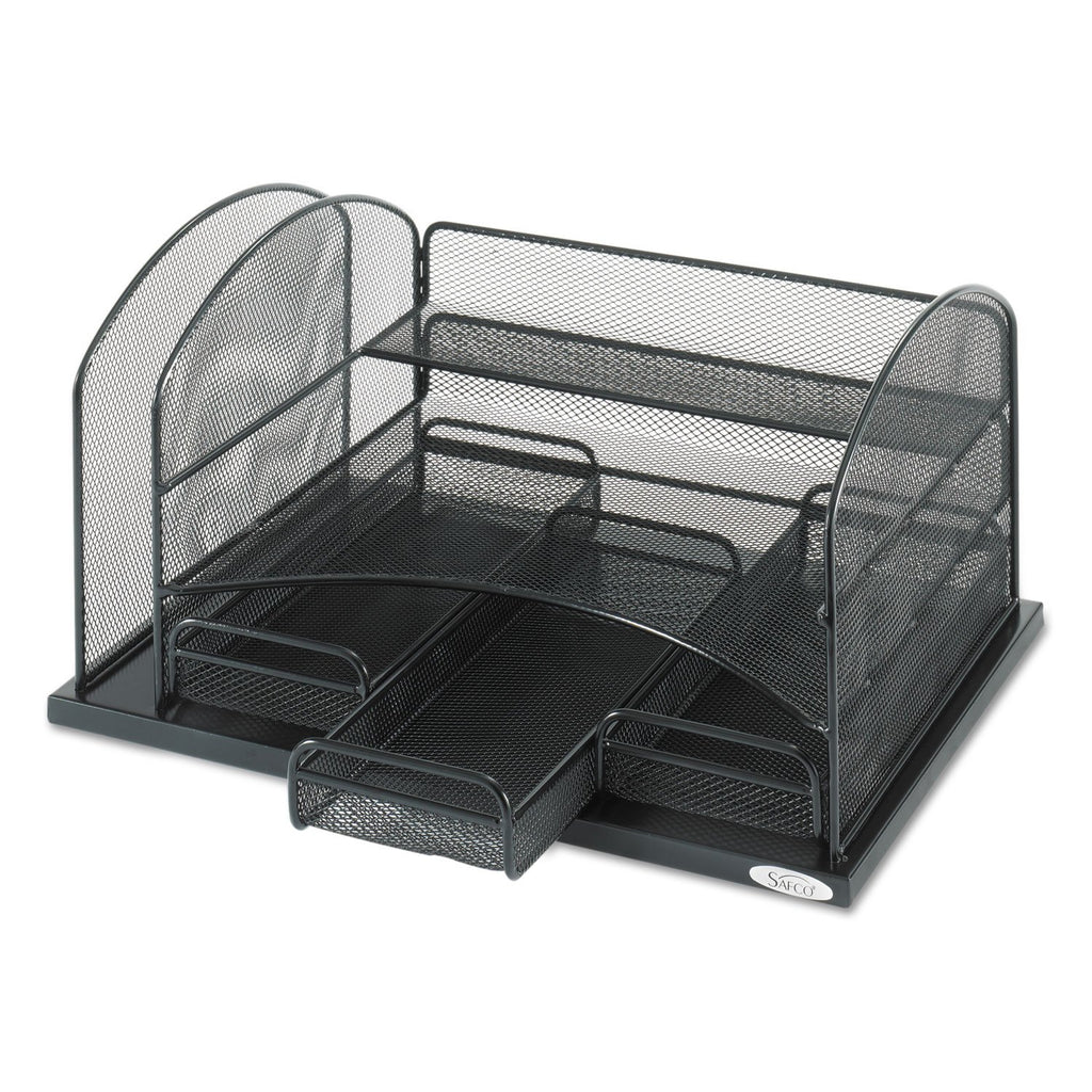 Safco 3252Bl Three Drawer Organizer Steel 16 X 11 1/2 X 8 1/4 Black
