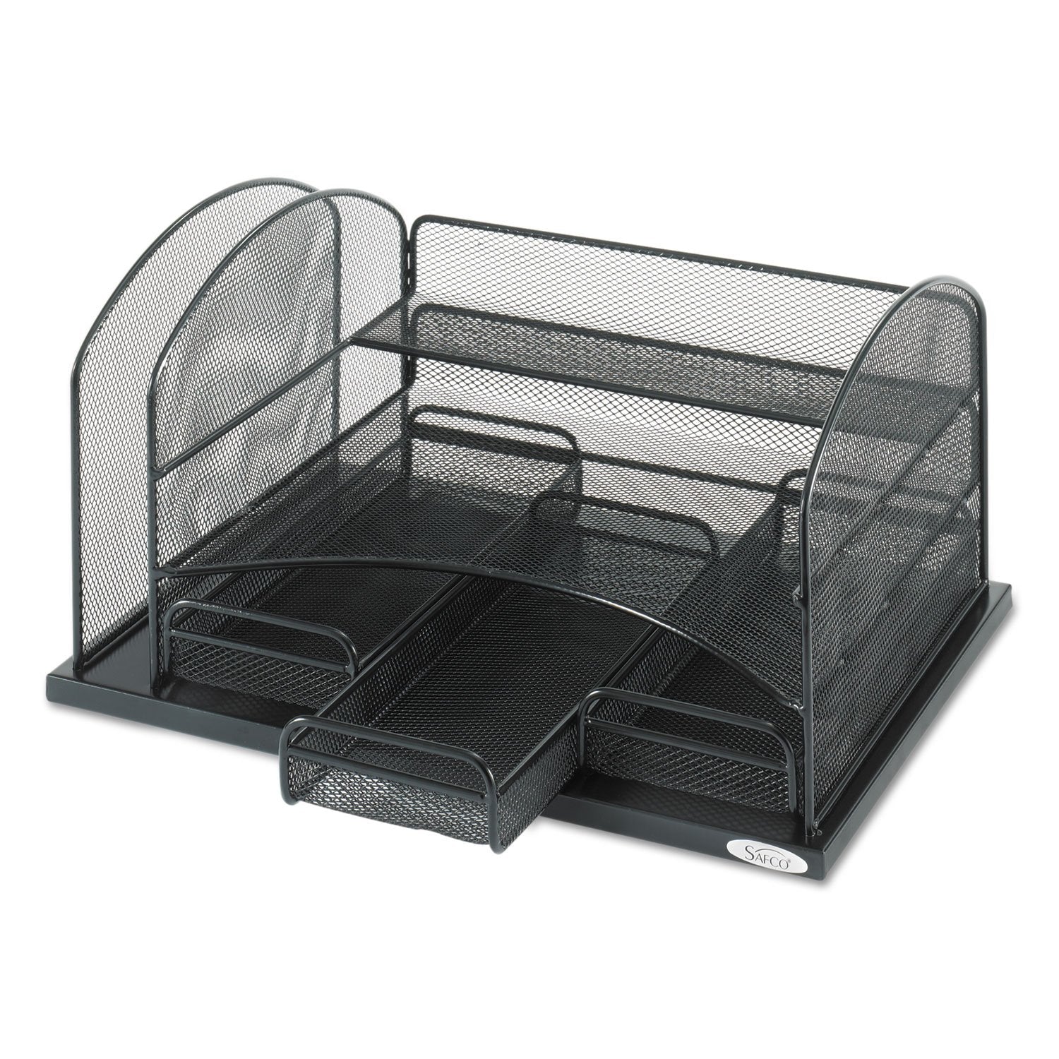 Safco 3252Bl Three Drawer Organizer Steel 16 X 11 1/2 X 8 1/4 Black