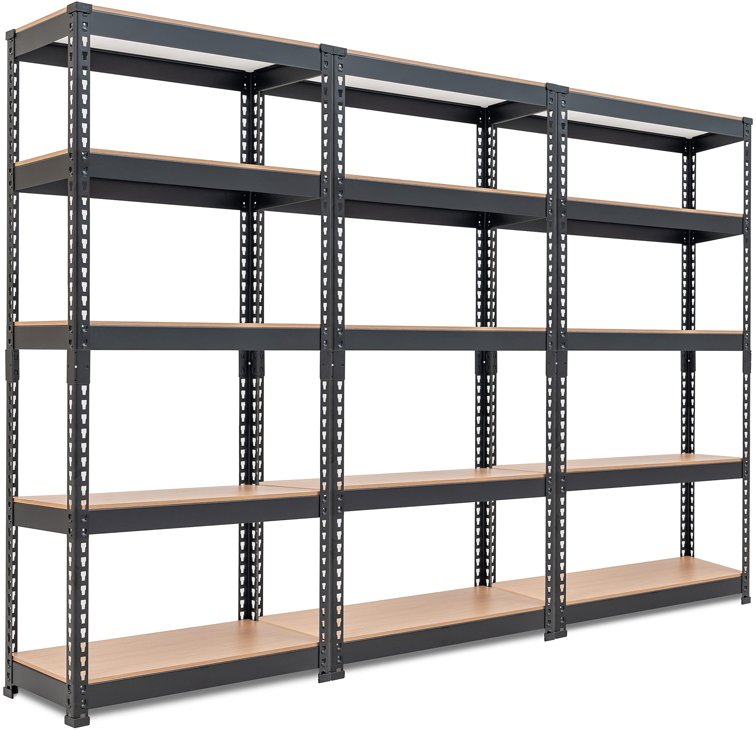 Homedant 28''W X 12.3''D X 59.5''H 5-Tier Boltless Metal Shelving Unit Adjustable Garage Storage Utility Rack Heavy Duty Shelves