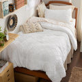 Bedsure Twin/Twin Xl Comforter Set Dorm Bedding - Navy Boho Twin Extra Long Comforter Set For College, Shabby Chic Tufted Beddin