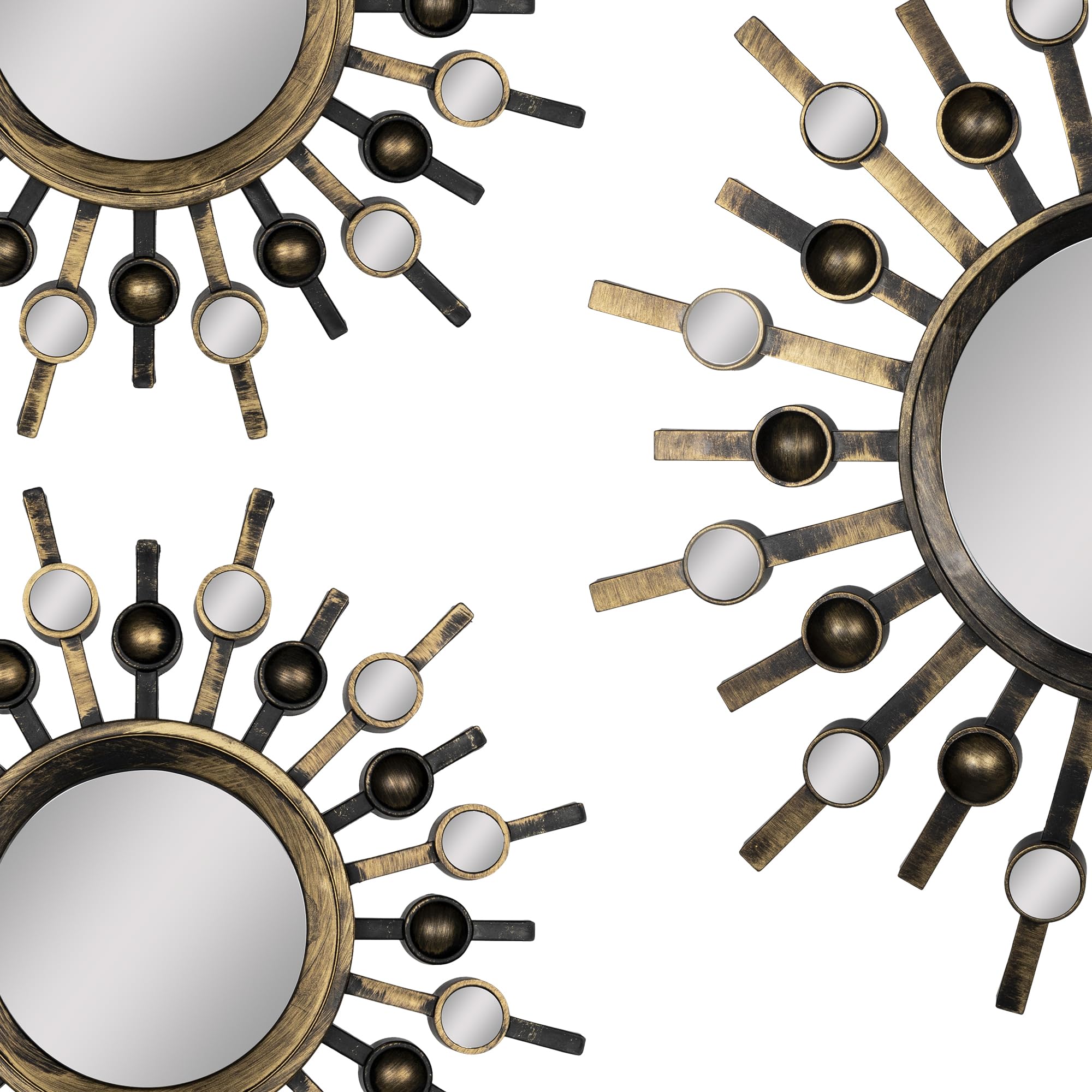 Stratton Home Decor Shd0087 Mirror, 39.00 W X 1.50 D X 21.00 H, Bronze