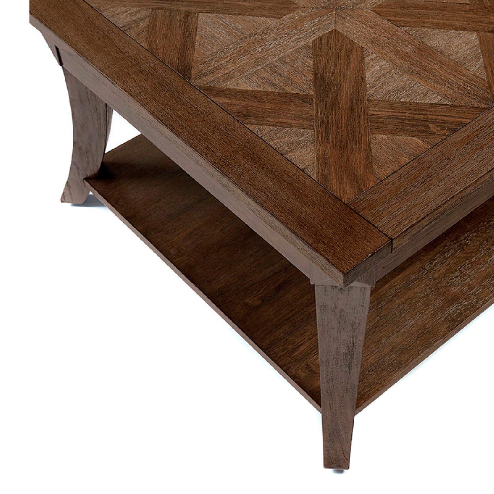 Progressive Furniture Appeal L Rectangular Cocktail Table, Dark Poplar