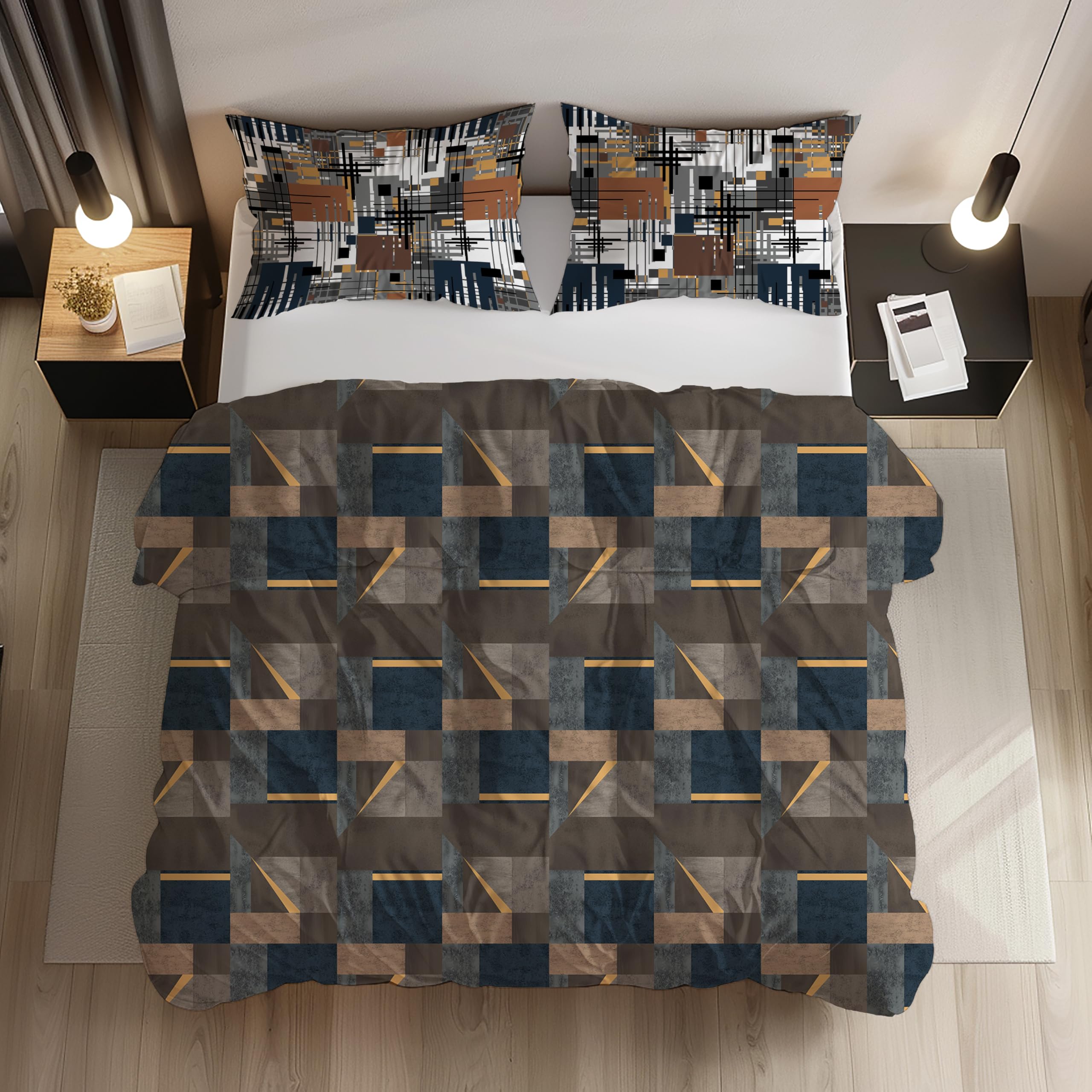 Loomlyfe All Season 220 Gsm King Size Double Bed Ac Comforter/Blanket/Duvet For All Seasons/Weathers  Pack Of 1  Coffeebluebox