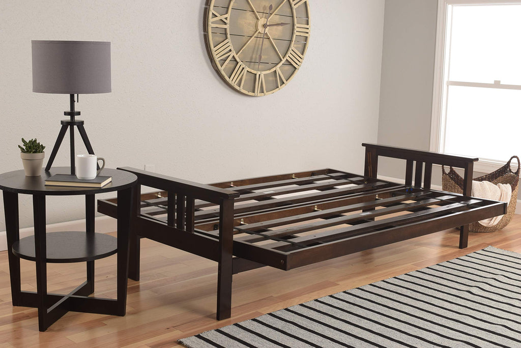 Kodiak Furniture Monterey Full-Size Contemporary Solid Wood Frame In Espresso