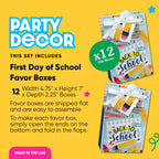 Big Dot Of Happiness Back To School - First Day Of School Classroom Decorations And Favor Boxes - Set Of 12