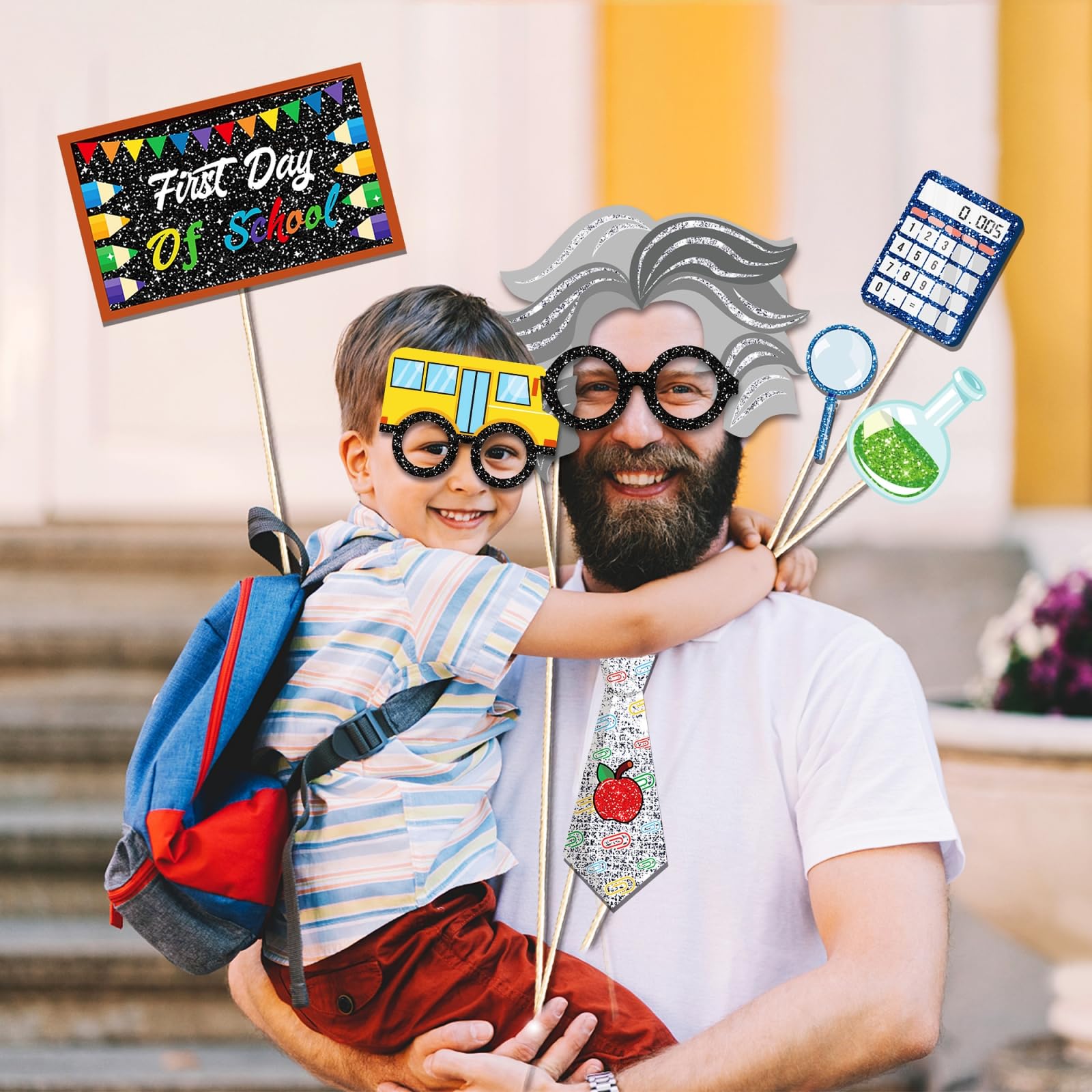45 Pieces Back To School Photo Booth Props Welcome Back To School Photo Props First Day Of School Party Decoration Welcome Back